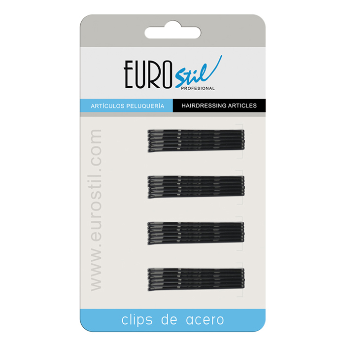 CLIP RIZADO NEGRO CARTON STIL 24